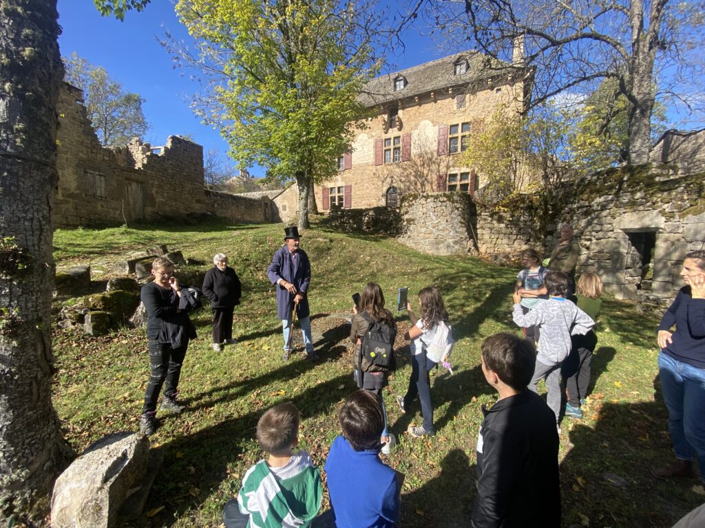 Visite du château d'Allenc