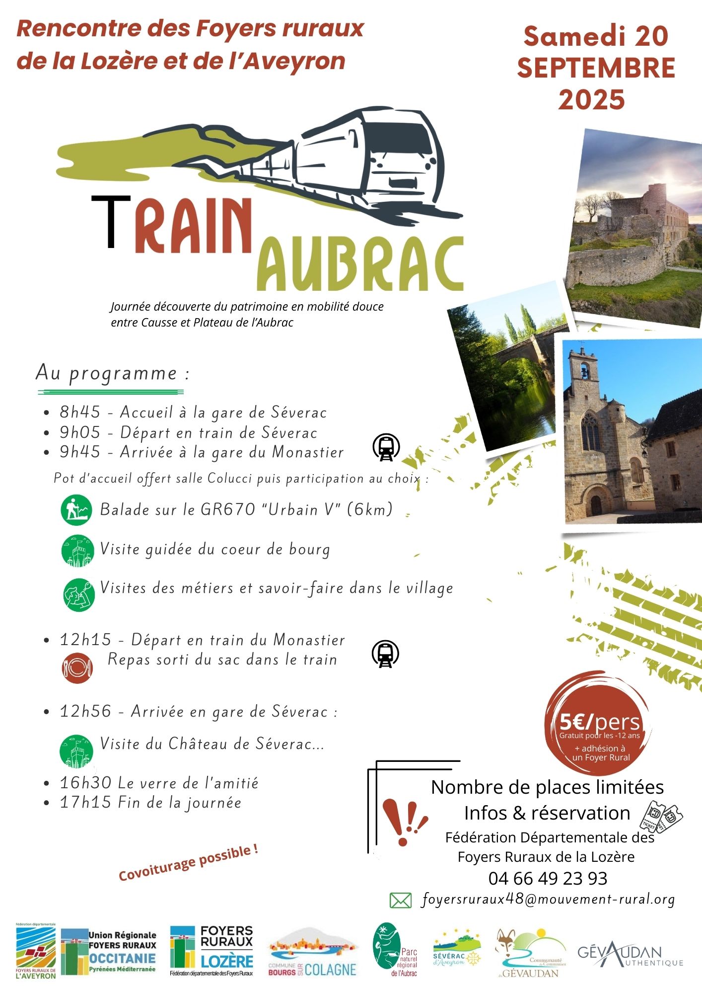 Rencontre des Foyers Ruraux de la Lozère et de l’Aveyron